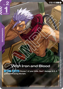 Image for With Iron and Blood (ST05-013) (Starter Deck 05: Iron Bloom) - Gundam Card Game