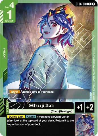Image for Shuji Ito (ST06-010) (Starter Deck 06: Clan Unity) - Gundam Card Game