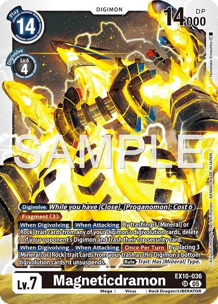 Image for Magneticdramon (EX10-036 SR) - Digimon Card Game