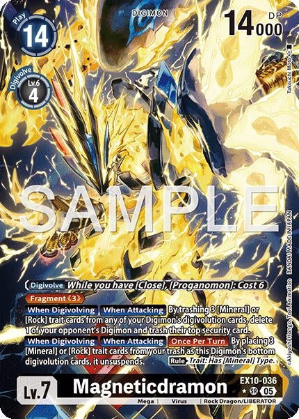 Image for Magneticdramon (Alternate Art) (EX10-036 SR) - Digimon Card Game