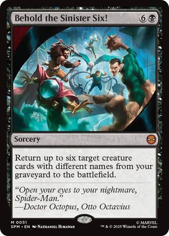 Image for Behold the Sinister Six! (51) (Marvel's Spider-Man) - Magic: The Gathering
