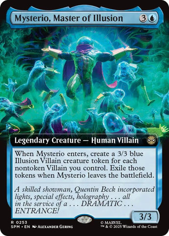 Image for Mysterio, Master of Illusion (Extended Card) (253) (Marvel's Spider-Man) - Magic: The Gathering