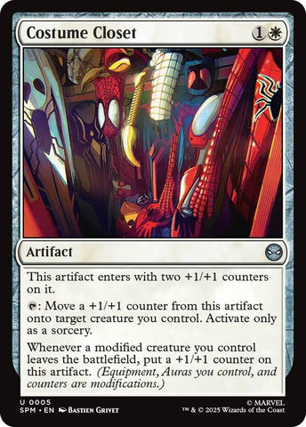 Image for Costume Closet (5) (Marvel's Spider-Man) - Magic: The Gathering