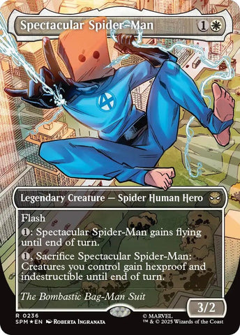 Image for Spectacular Spider-Man (0236) (Borderless) (Textured Foil) (236) (Marvel's Spider-Man) - Magic: The Gathering