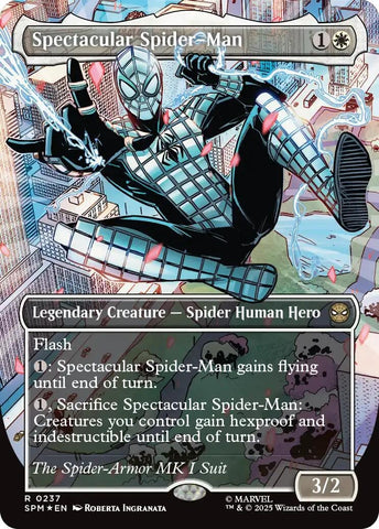 Image for Spectacular Spider-Man (0237) (Borderless) (Textured Foil) (237) (Marvel's Spider-Man) - Magic: The Gathering