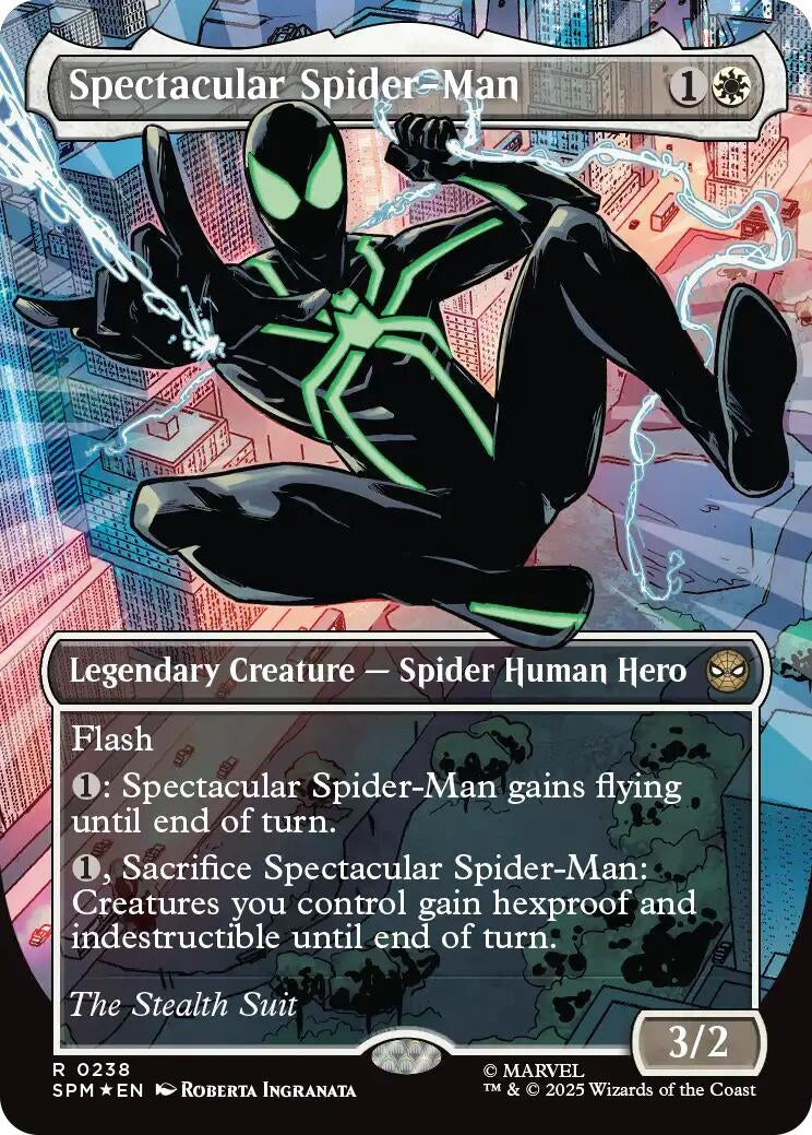 Image for Spectacular Spider-Man (0238) (Borderless) (Textured Foil) (238) (Marvel's Spider-Man) - Magic: The Gathering