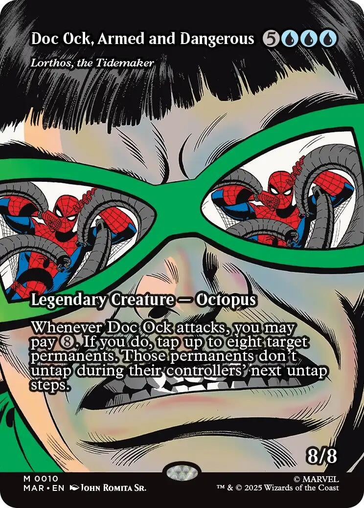 Image for Doc Ock, Armed and Dangerous - Lorthos, the Tidemaker (Borderless) (10) (Marvel Eternal-Legal) - Magic: The Gathering