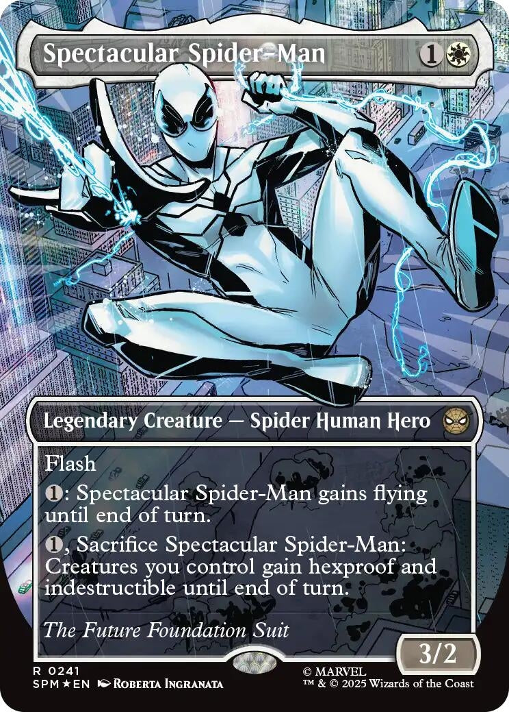 Image for Spectacular Spider-Man (0241) (Borderless) (Textured Foil) (241) (Marvel's Spider-Man) - Magic: The Gathering