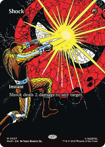 Image for Shock (Borderless) (27) (Marvel Eternal-Legal) - Magic: The Gathering