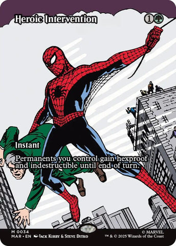 Image for Heroic Intervention (Borderless) (34) (Marvel Eternal-Legal) - Magic: The Gathering