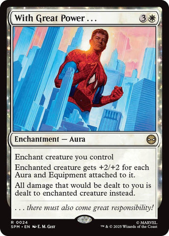 Image for With Great Power . . . (24) (Marvel's Spider-Man) - Magic: The Gathering
