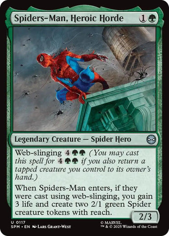 Image for Spiders-Man, Heroic Horde (117) (Marvel's Spider-Man) - Magic: The Gathering