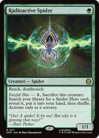 Image for Radioactive Spider (111) (Marvel's Spider-Man) - Magic: The Gathering
