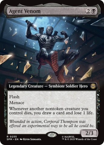 Image for Agent Venom (Extended Art) (255) (Marvel's Spider-Man) - Magic: The Gathering