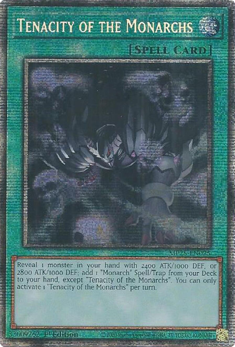 Image for Tenacity of the Monarchs (MP25-EN025) (2025 Mega-Pack) - YuGiOh