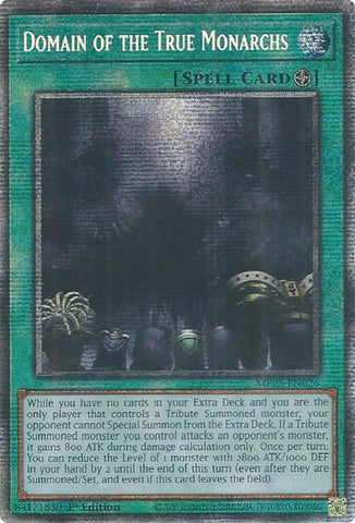 Image for Domain of the True Monarchs (MP25-EN026) (2025 Mega-Pack) - YuGiOh