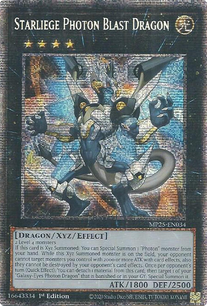 Image for Starliege Photon Blast Dragon (MP25-EN034) (2025 Mega-Pack) - YuGiOh