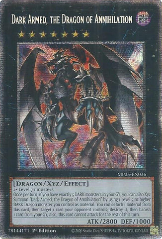 Image for Dark Armed, the Dragon of Annihilation (MP25-EN036) (2025 Mega-Pack) - YuGiOh