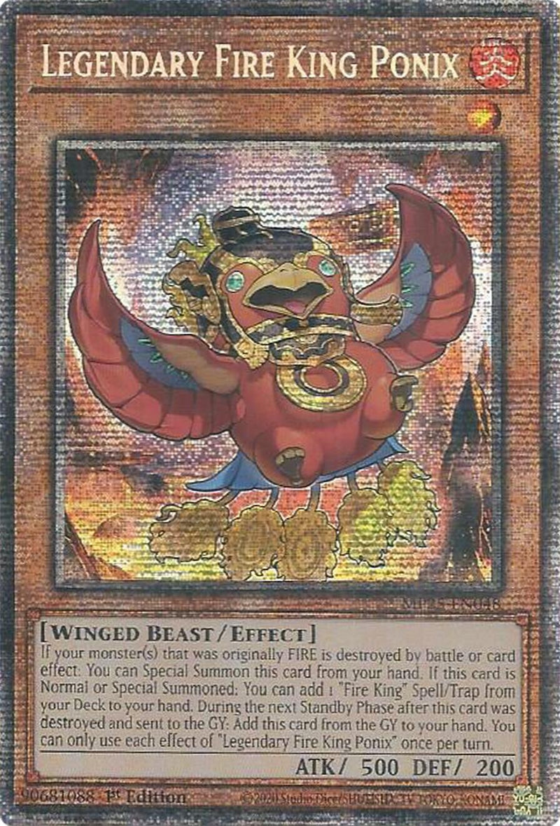 Image for Legendary Fire King Ponix (MP25-EN048) (2025 Mega-Pack) - YuGiOh