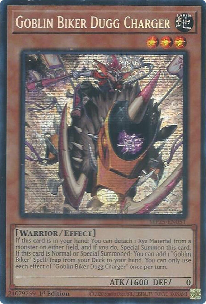 Image for Goblin Biker Dugg Charger (MP25-EN051) (2025 Mega-Pack) - YuGiOh