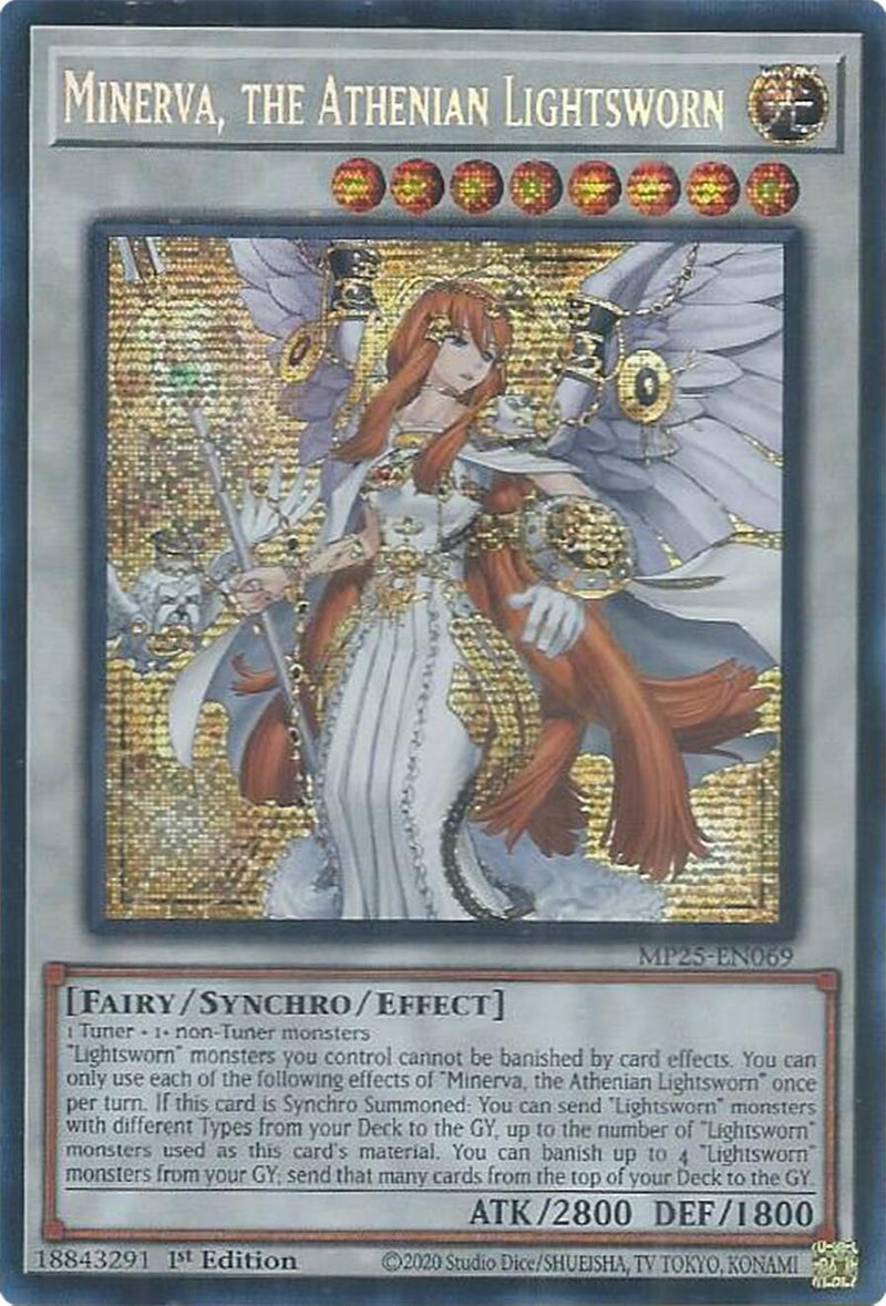 Image for Minerva, the Athenian Lightsworn (MP25-EN069) (2025 Mega-Pack) - YuGiOh