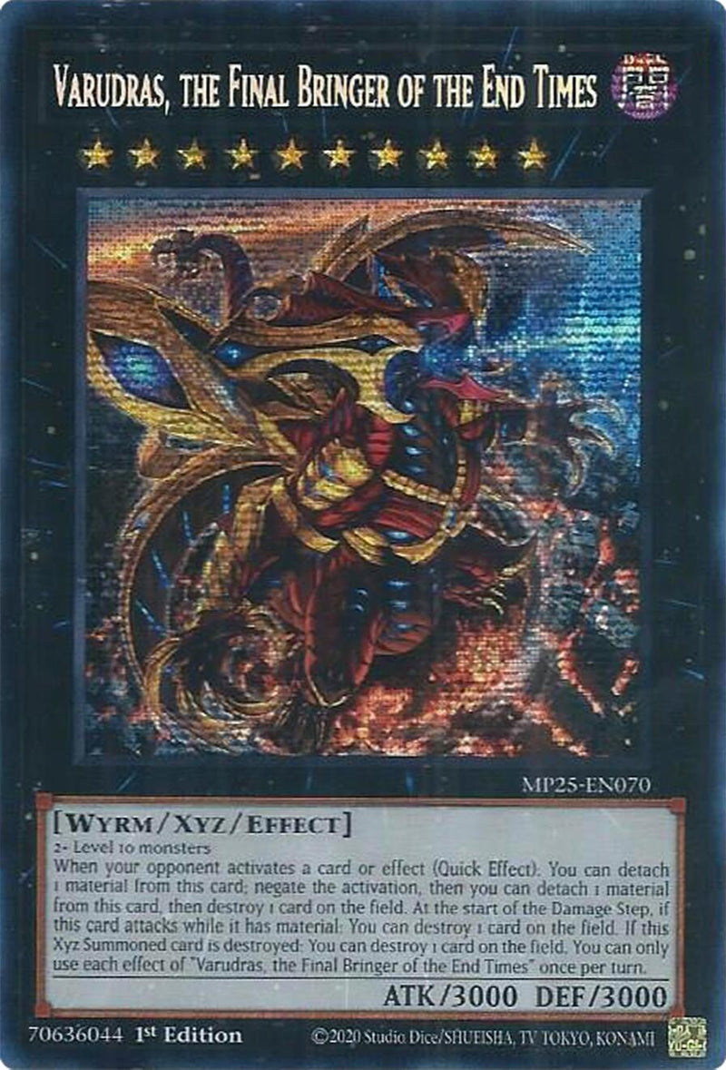 Image for Varudras, the Final Bringer of the End Times (MP25-EN070) (2025 Mega-Pack) - YuGiOh