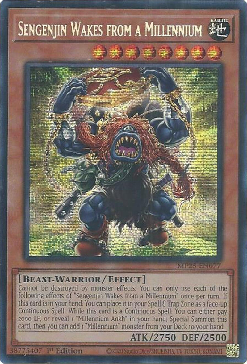 Image for Sengenjin Wakes from a Millennium (MP25-EN077) (2025 Mega-Pack) - YuGiOh
