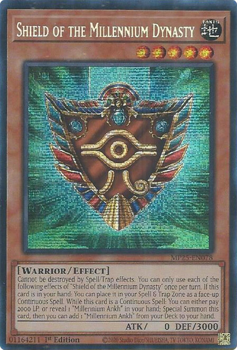 Image for Shield of the Millennium Dynasty (MP25-EN078) (2025 Mega-Pack) - YuGiOh