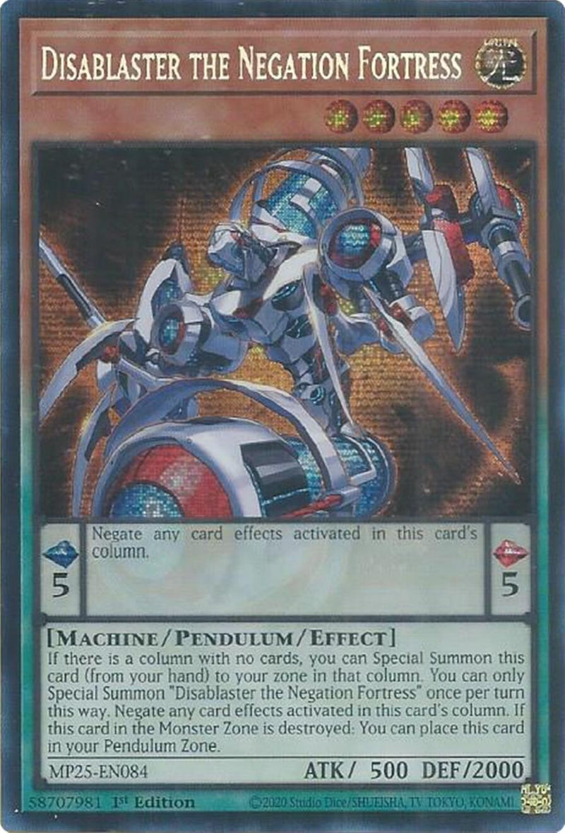 Image for Disablaster the Negation Fortress (MP25-EN084) (2025 Mega-Pack) - YuGiOh