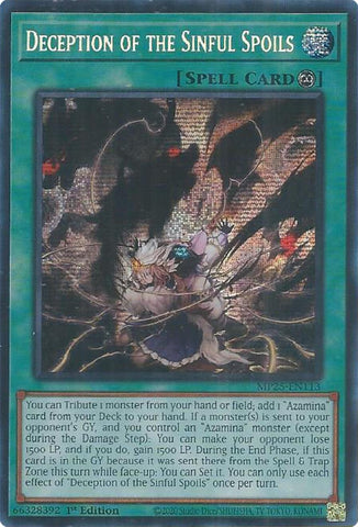 Image for Deception of the Sinful Spoils (MP25-EN113) (2025 Mega-Pack) - YuGiOh
