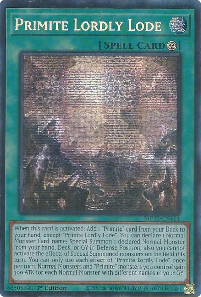 Image for Primite Lordly Lode (MP25-EN114) (2025 Mega-Pack) - YuGiOh