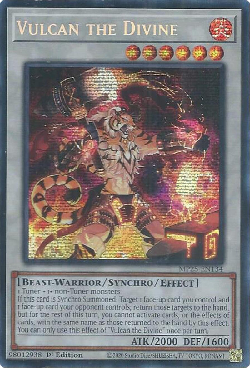 Image for Vulcan the Divine (MP25-EN134) (2025 Mega-Pack) - YuGiOh