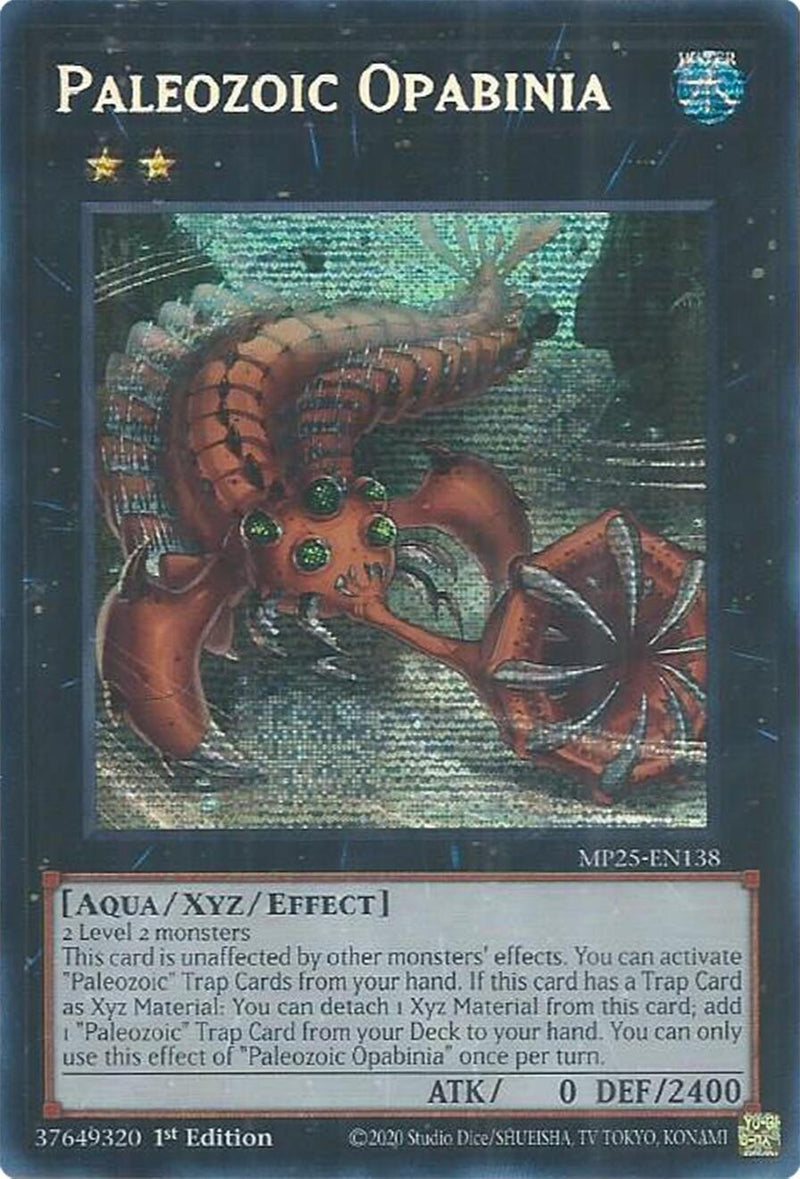 Image for Paleozoic Opabinia (MP25-EN138) (2025 Mega-Pack) - YuGiOh