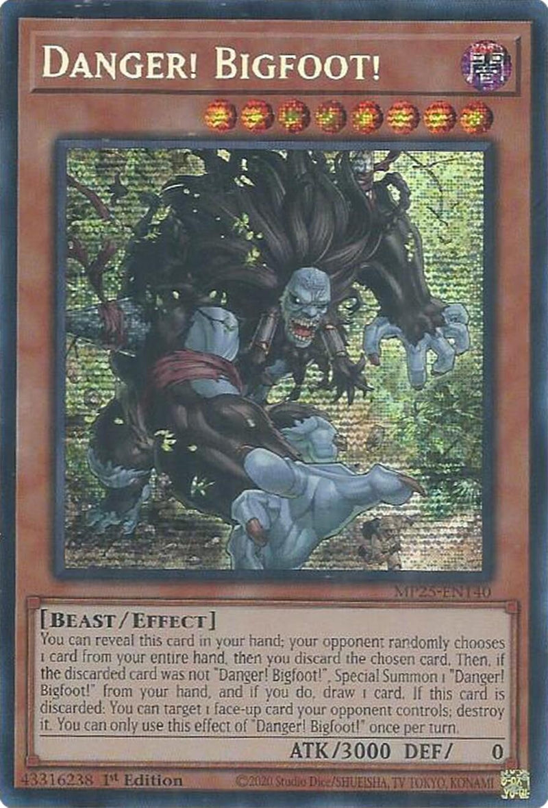 Image for Danger! Bigfoot! (MP25-EN140) (2025 Mega-Pack) - YuGiOh