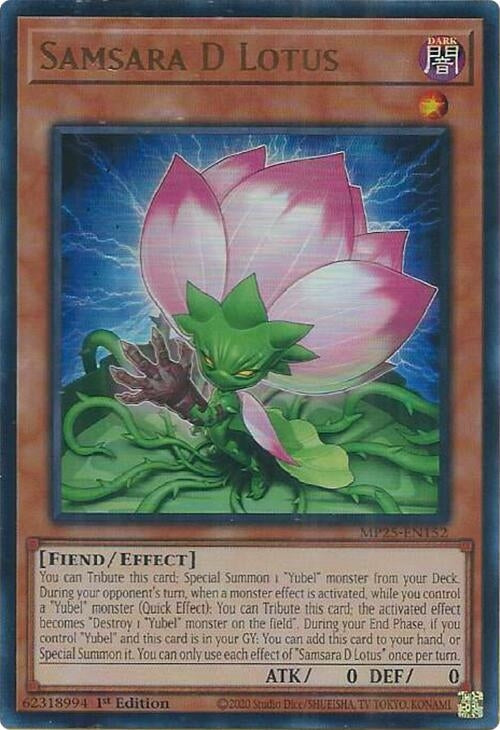 Image for Samsara D Lotus (MP25-EN152) (2025 Mega-Pack) - YuGiOh