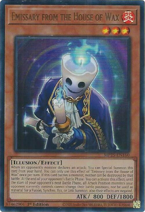 Image for Emissary from the House of Wax (MP25-EN160) (2025 Mega-Pack) - YuGiOh