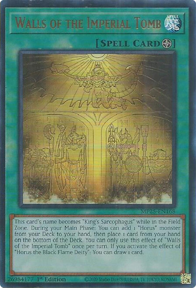 Image for Walls of the Imperial Tomb (MP25-EN168) (2025 Mega-Pack) - YuGiOh