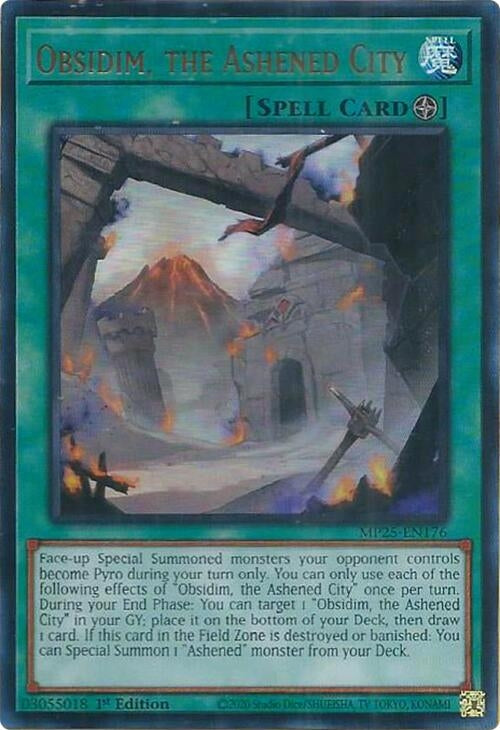 Image for Obsidim, the Ashened City (MP25-EN176) (2025 Mega-Pack) - YuGiOh