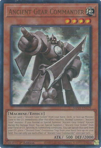 Image for Ancient Gear Commander (MP25-EN179) (2025 Mega-Pack) - YuGiOh