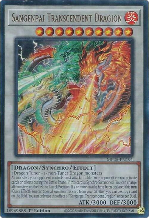 Image for Sangenpai Transcendent Dragion (MP25-EN191) (2025 Mega-Pack) - YuGiOh