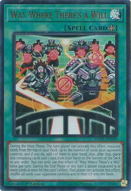 Image for Way Where There's a Will (MP25-EN199) (2025 Mega-Pack) - YuGiOh