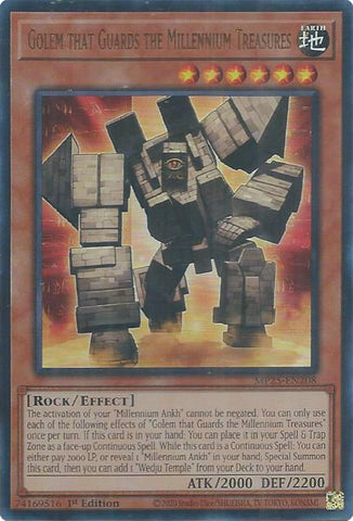 Image for Golem that Guards the Millennium Treasures (MP25-EN208) (2025 Mega-Pack) - YuGiOh