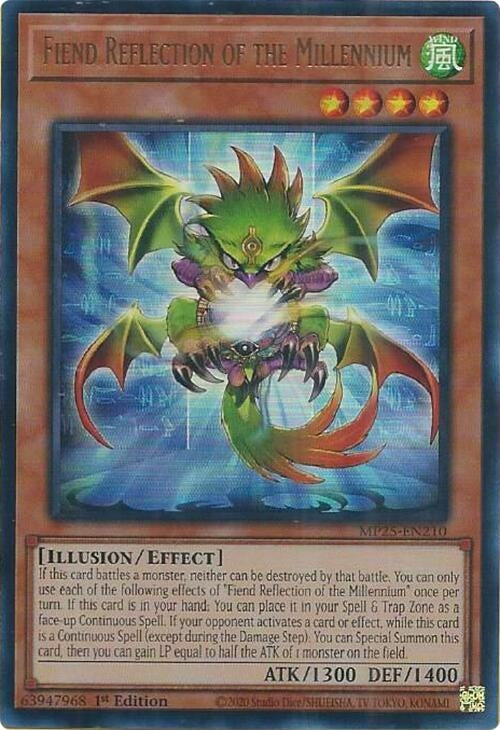 Image for Fiend Reflection of the Millennium (MP25-EN210) (2025 Mega-Pack) - YuGiOh