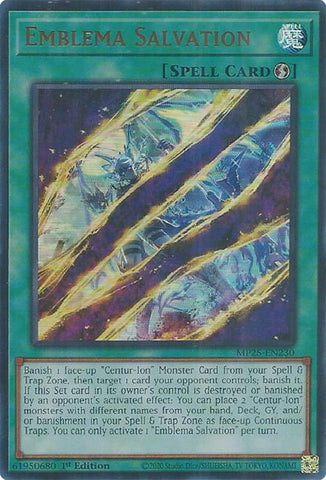Image for Emblema Salvation (MP25-EN230) (2025 Mega-Pack) - YuGiOh