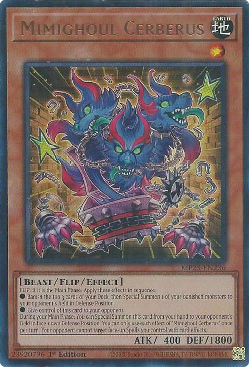 Image for Mimighoul Cerberus (MP25-EN236) (2025 Mega-Pack) - YuGiOh