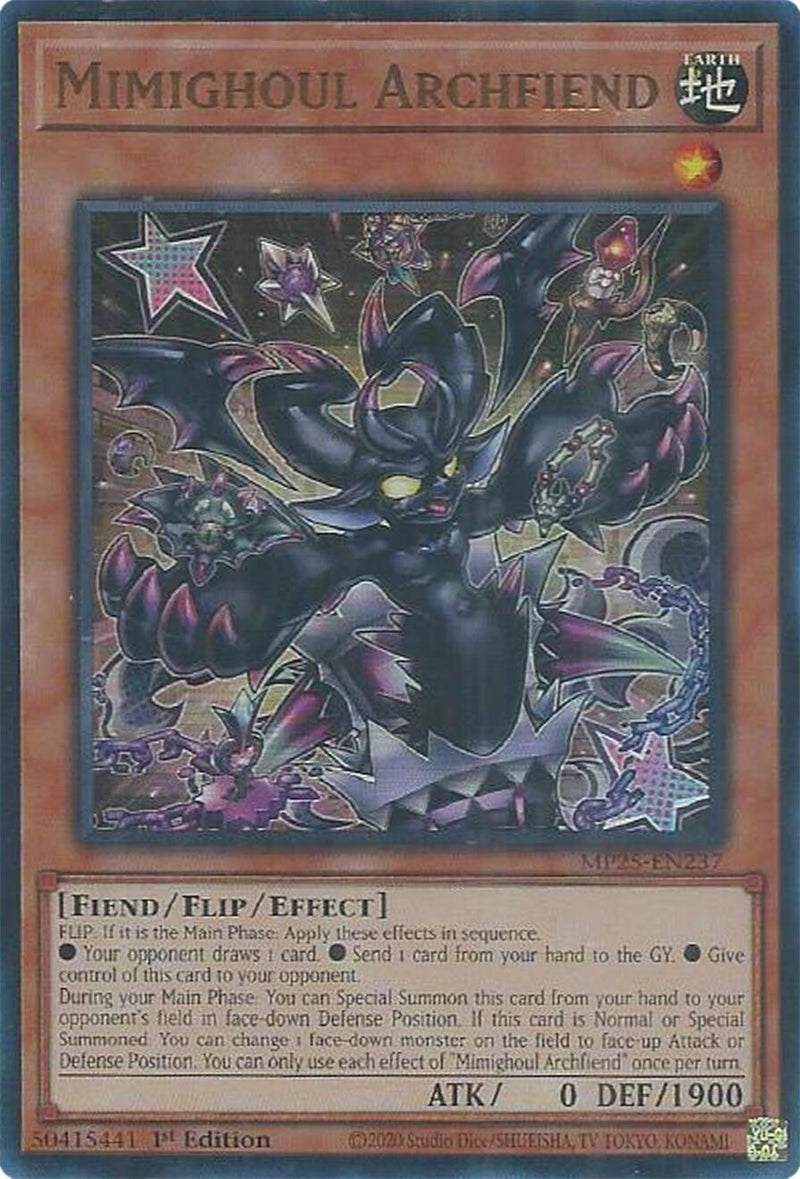 Image for Mimighoul Archfiend (MP25-EN237) (2025 Mega-Pack) - YuGiOh