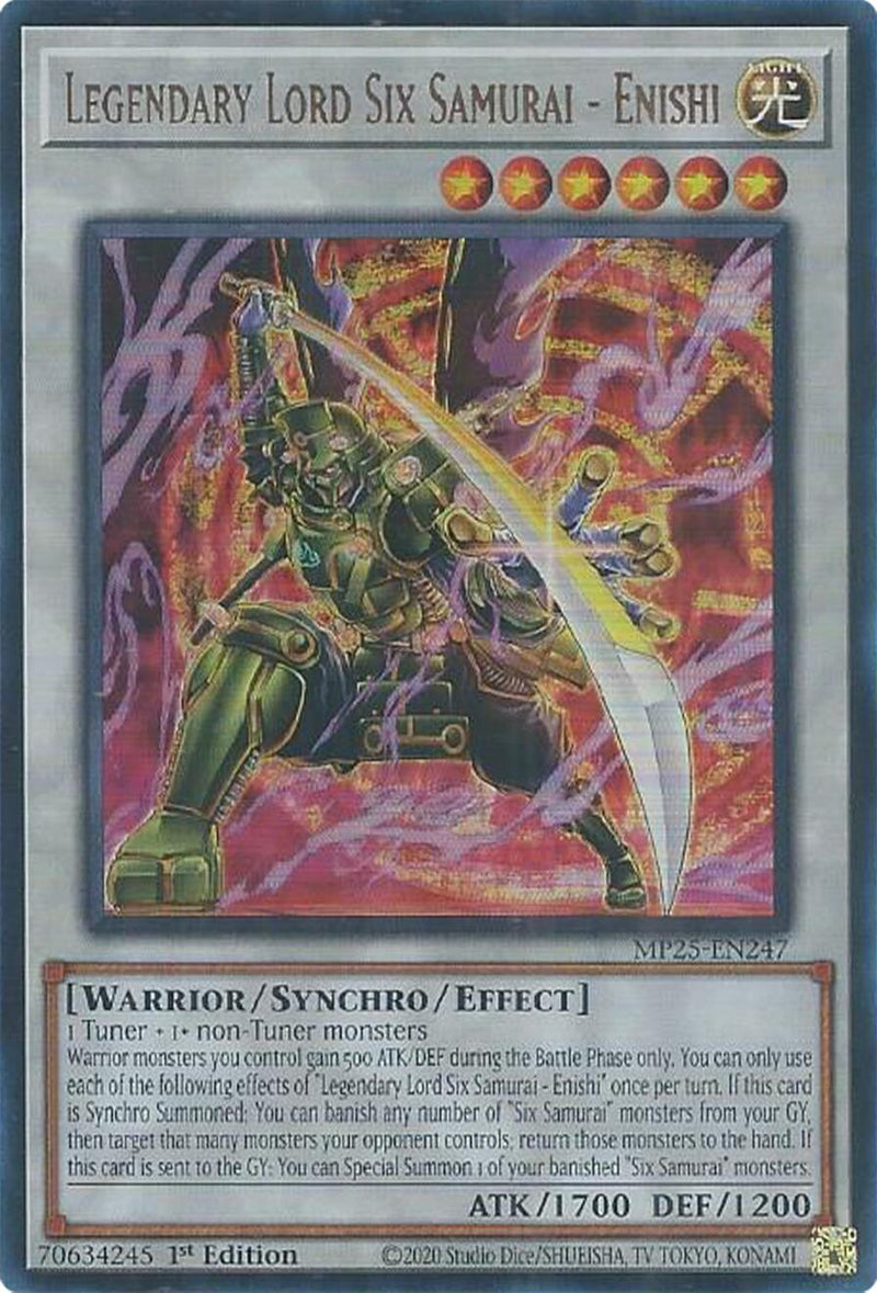 Image for Legendary Lord Six Samurai - Enishi (MP25-EN247) (2025 Mega-Pack) - YuGiOh
