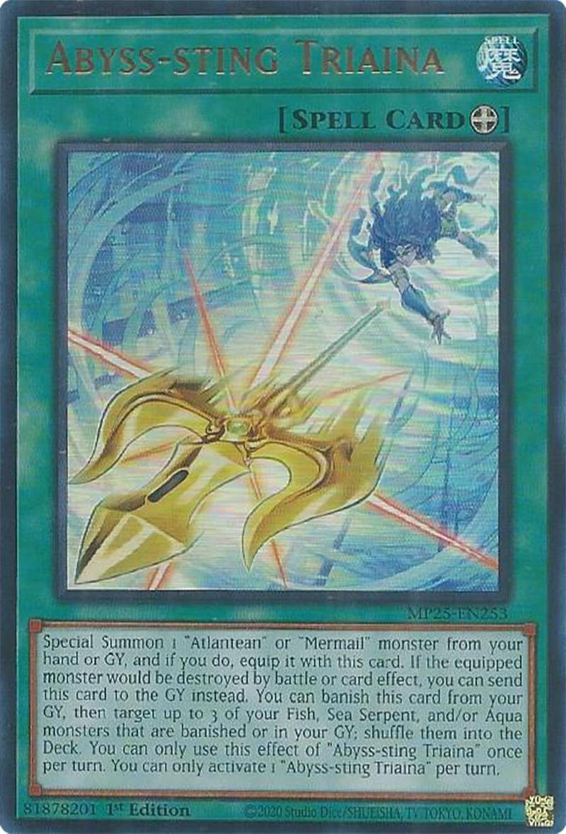 Image for Abyss-sting Triaina (MP25-EN253) (2025 Mega-Pack) - YuGiOh