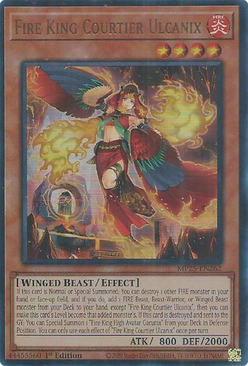 Image for Fire King Courtier Ulcanix (MP25-EN262) (2025 Mega-Pack) - YuGiOh