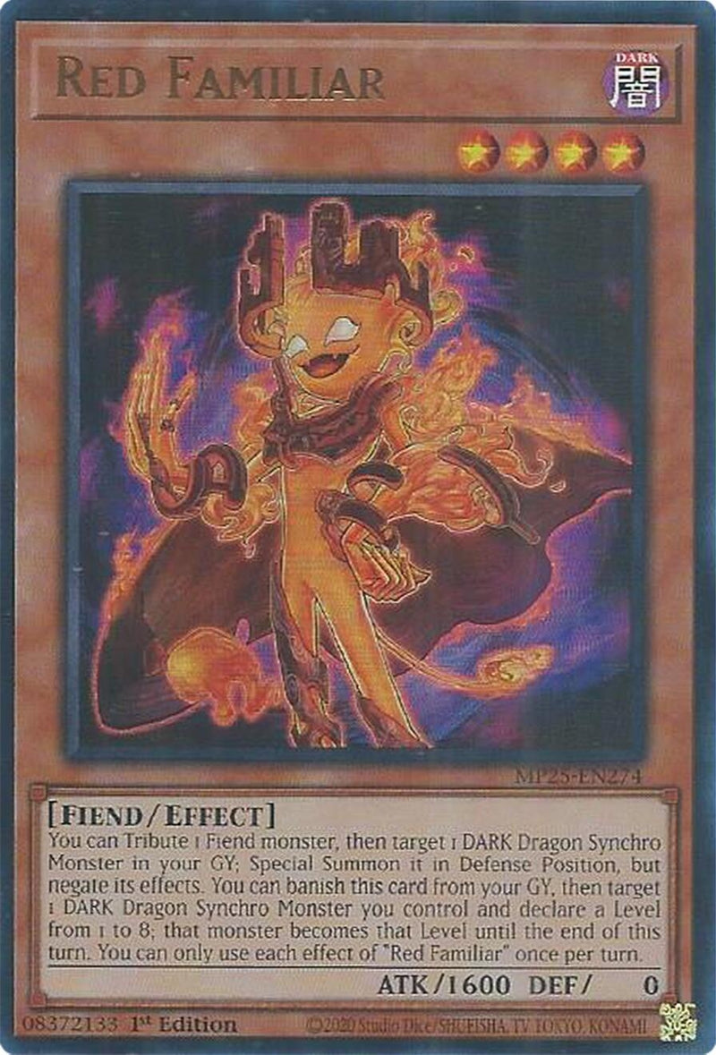 Image for Red Familiar (MP25-EN274) (2025 Mega-Pack) - YuGiOh